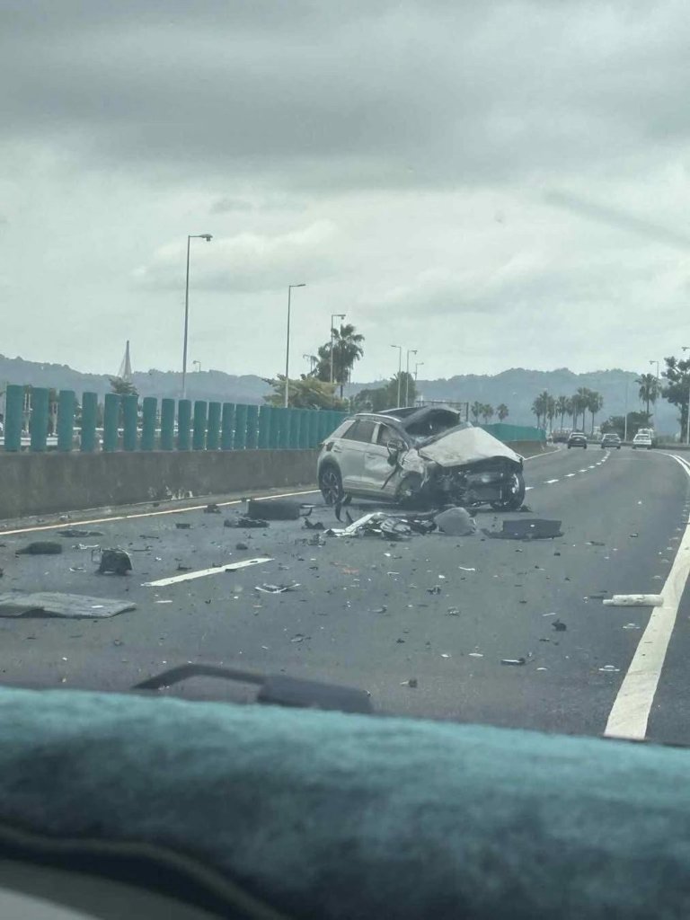 國道3號驚見逆向行駛釀車禍 高齡駕駛遭撞頭部受傷