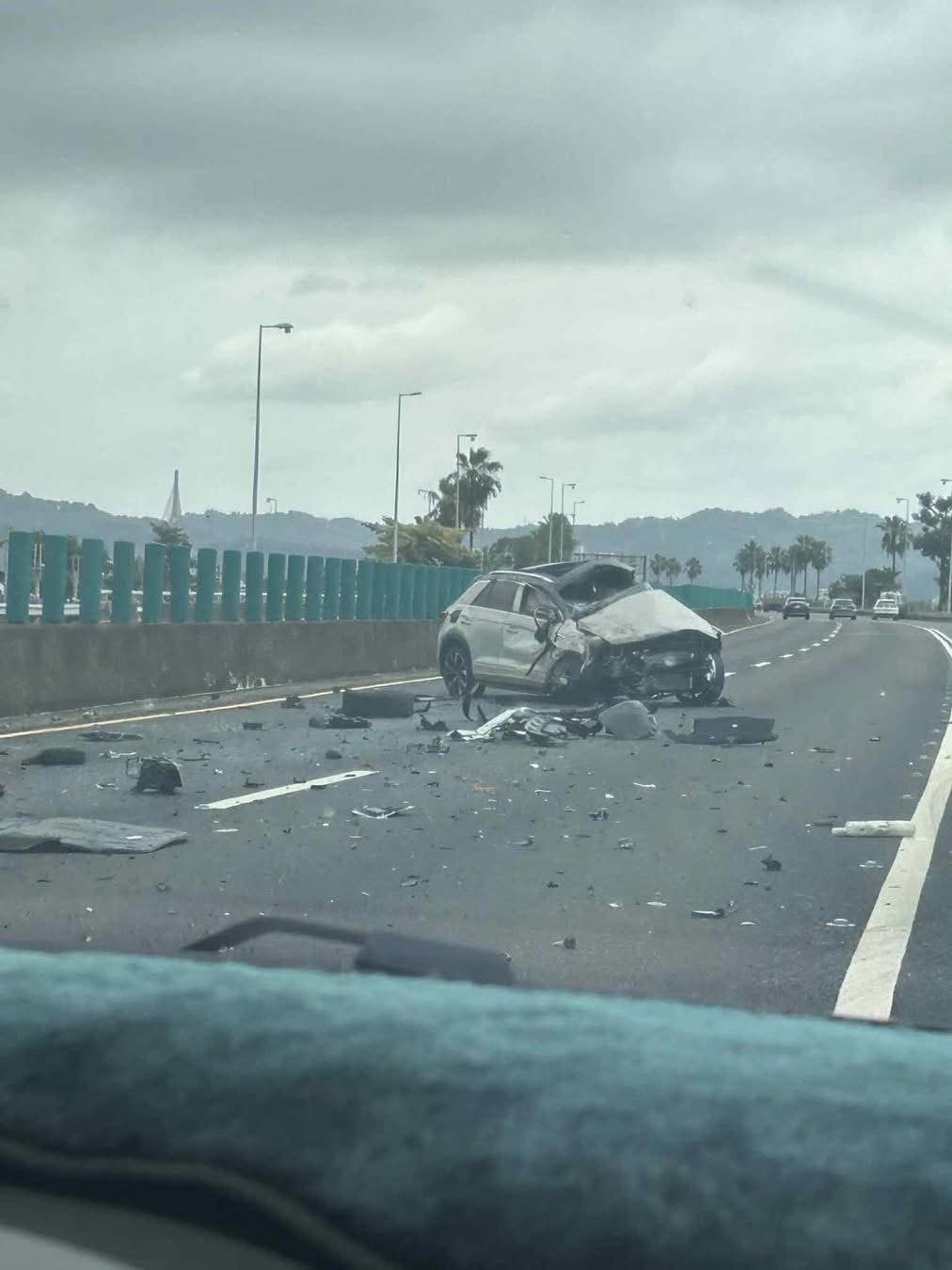 國道3號驚見逆向行駛釀車禍 高齡駕駛遭撞頭部受傷