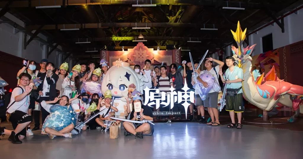 由HoYoverse 開發、NIJIGEN 代理的 開放世界冒險 RPG《原神》今(25)日起正式於松山文創園區五號倉庫展開