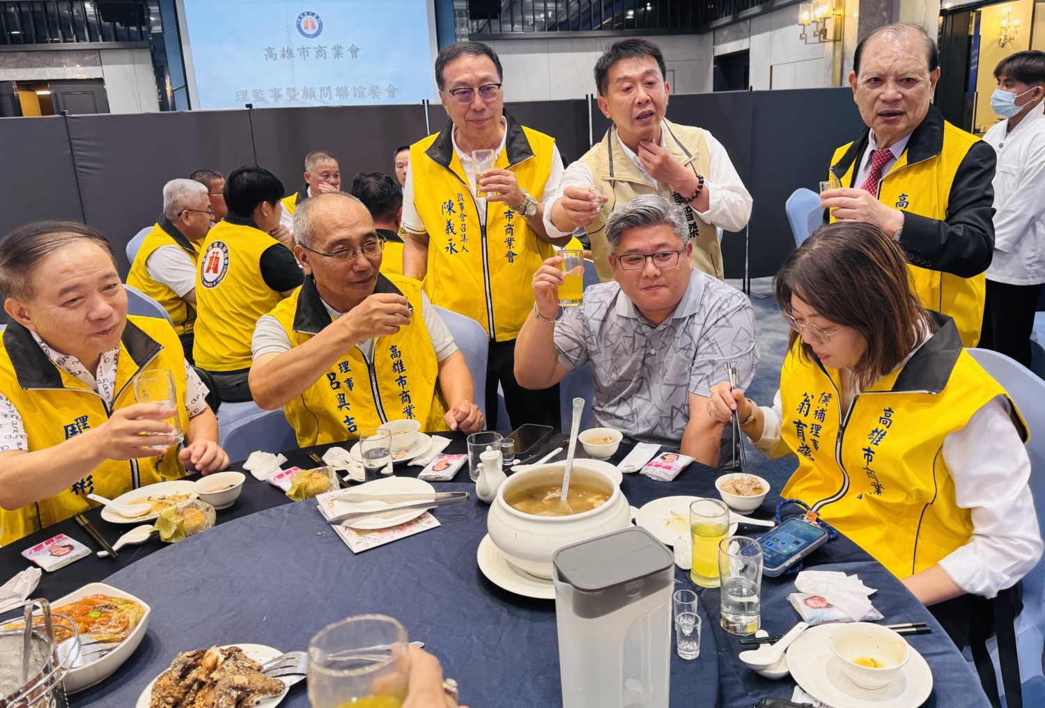 高市商業會聘任蔡嘉賓、陳義雄、王柏欣、登明輝等四位為副理事長