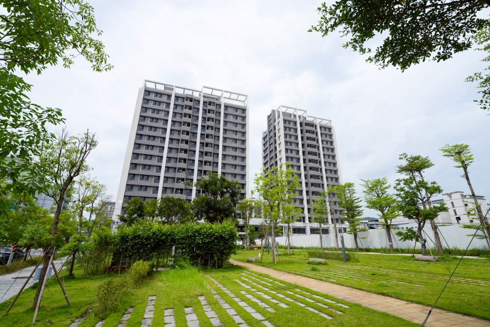 提供210戶單元 泰山首座社宅今年底招租 5 《圖說》泰山中山段社會住宅即將完工。〈城鄉局提供〉