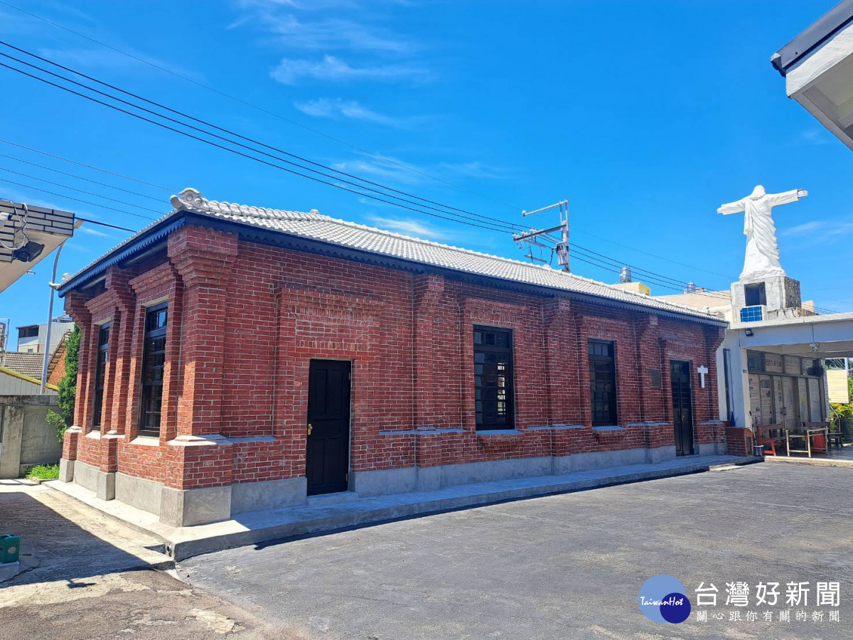 彰化縣歷史建築再現風華,埔心羅厝天主堂文物館修復竣工啟用。圖/記者鄧富珍攝