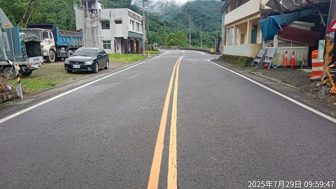 勤和至復興路段、那瑪夏至五里埔路段 今日上午10時恢復正常通行