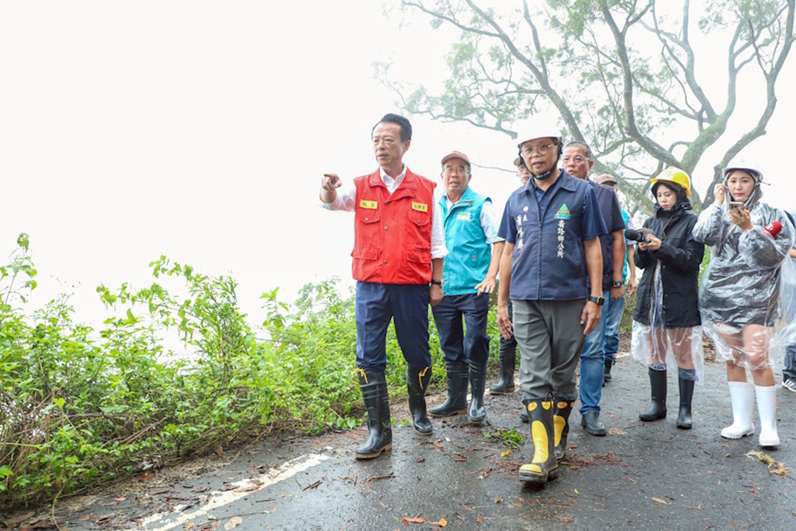 豪雨影響嘉義縣山區道路 嘉義縣府封閉12路段啟動管制作業