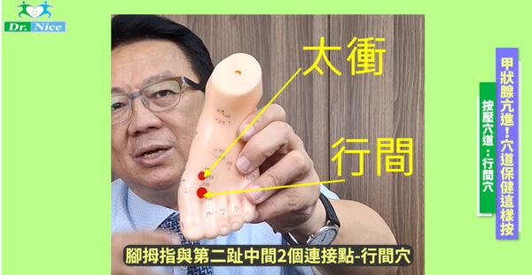 甲狀腺亢進?穴道保健這樣按!截圖/Dr.Nice陳潮宗中醫