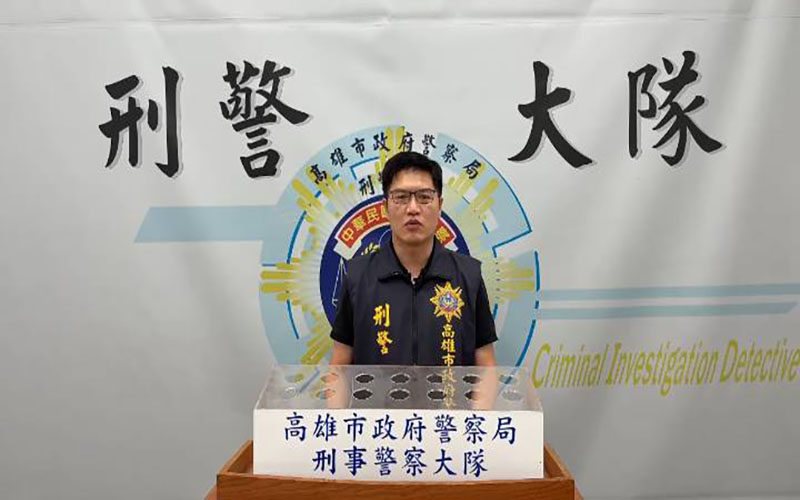 ▲科偵隊隊長林建均說明偵辦過程。(圖/創新聞記者朱星明翻攝)
