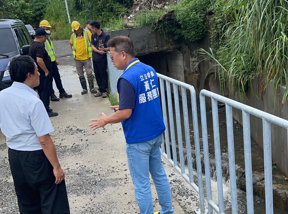 黃仁服務處強調，防災工作不能等到災害發生才補救，務必要「未雨綢繆」。(圖／黃仁國會辦公室)