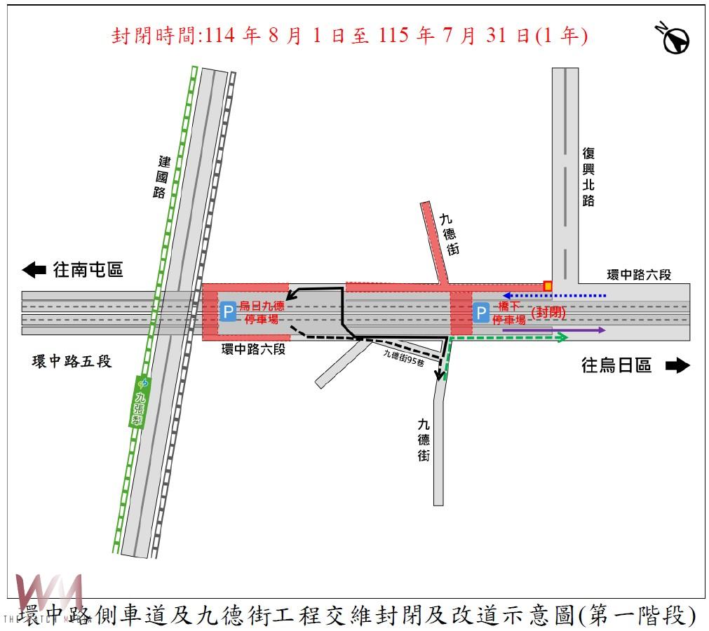 烏日九德區段徵收工程全面啟動 中市地政局:環中路六段三階段封閉拓寬作業 - https://www.watchmedia01.com