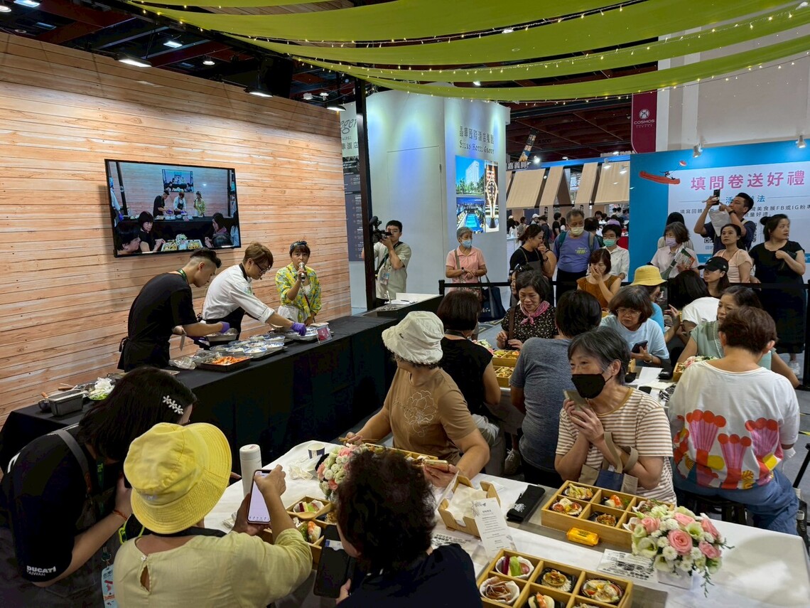 鮪魚刀工秀震撼全場 六大品牌聯展大秀屏東食力   2025 台灣美食展報導