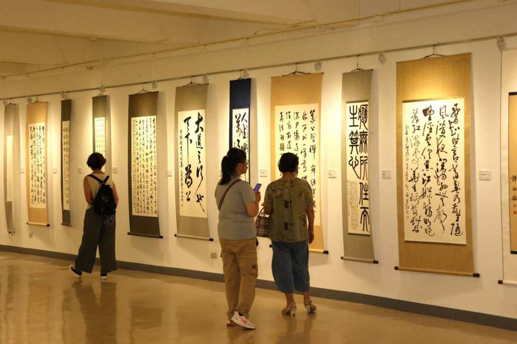 ▲墨韻同源-兩岸書法名家交流展。