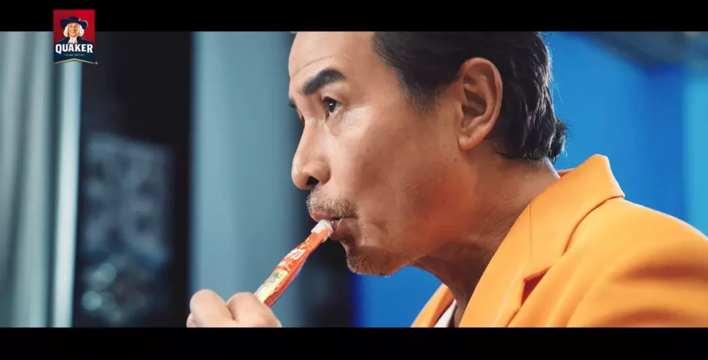 李銘順表示因為工作繁忙,常會利用休息及移動的時間進行保養,而「桂格優步力」的小巧凍狀行動包包裝就很適合。