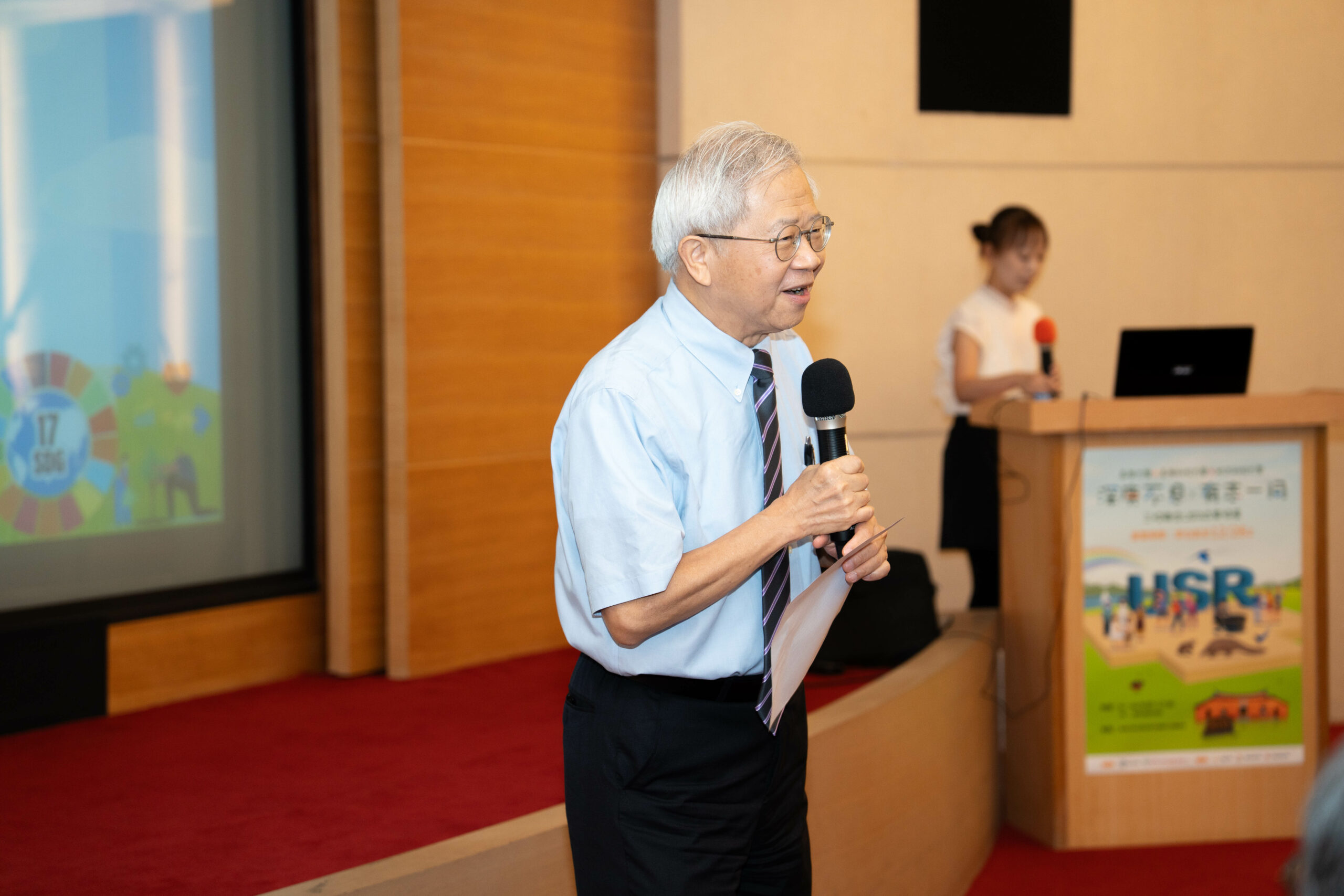 長庚大學攜手長庚科大、明志科大 永續發展成果特展即起登場 圖4 長庚大學湯明哲校長致詞 0 scaled