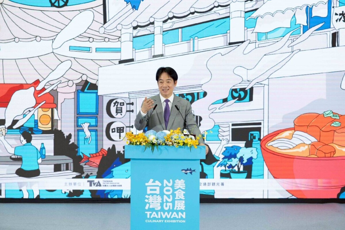 ▲ 總統賴清德也親自出席2025美食展開幕，力挺展現台灣美食款待精神。