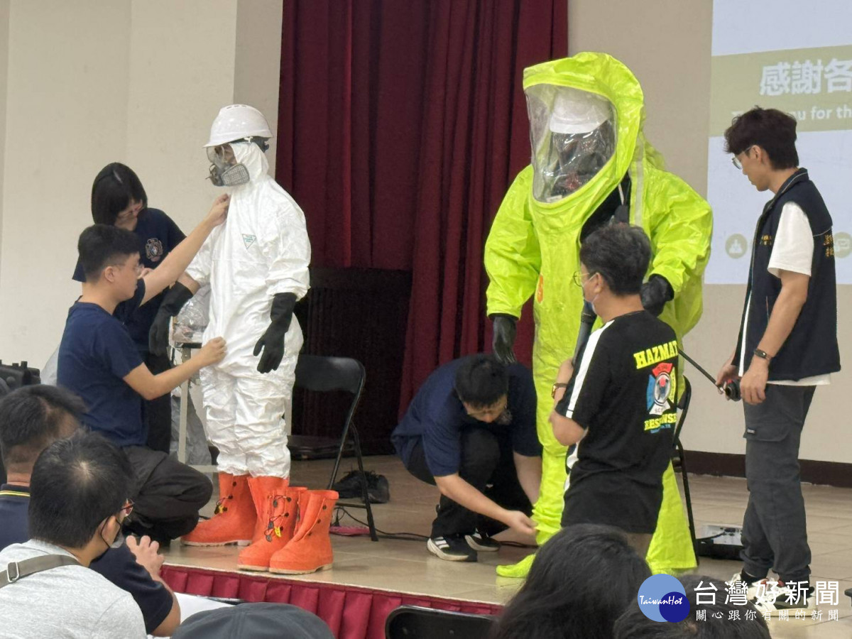 桃園辦理毒災實作演練，提升業者災防韌性。