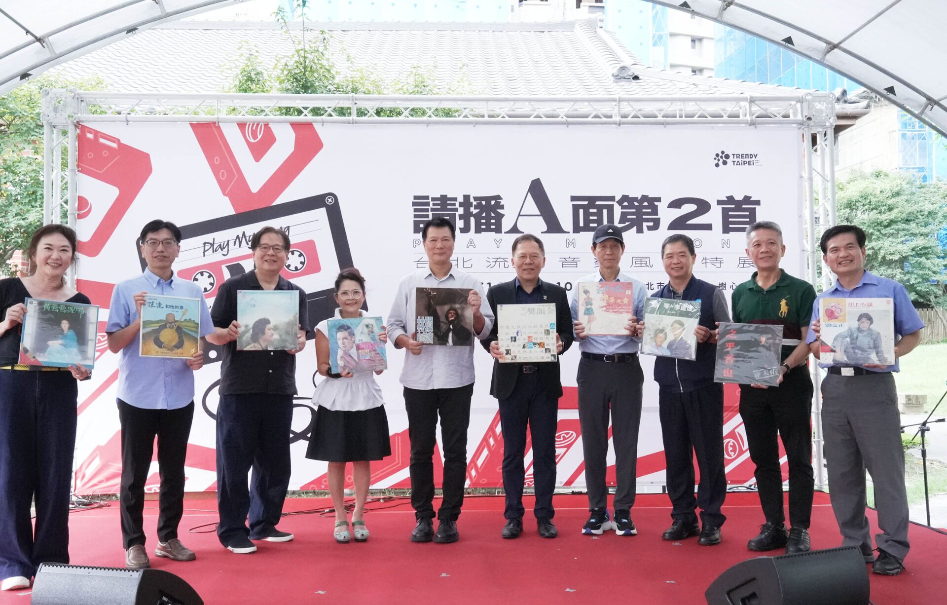 北市文獻館變身復古唱片城 青春音樂DNA時光隧道「沒有新歌的唱片行」
