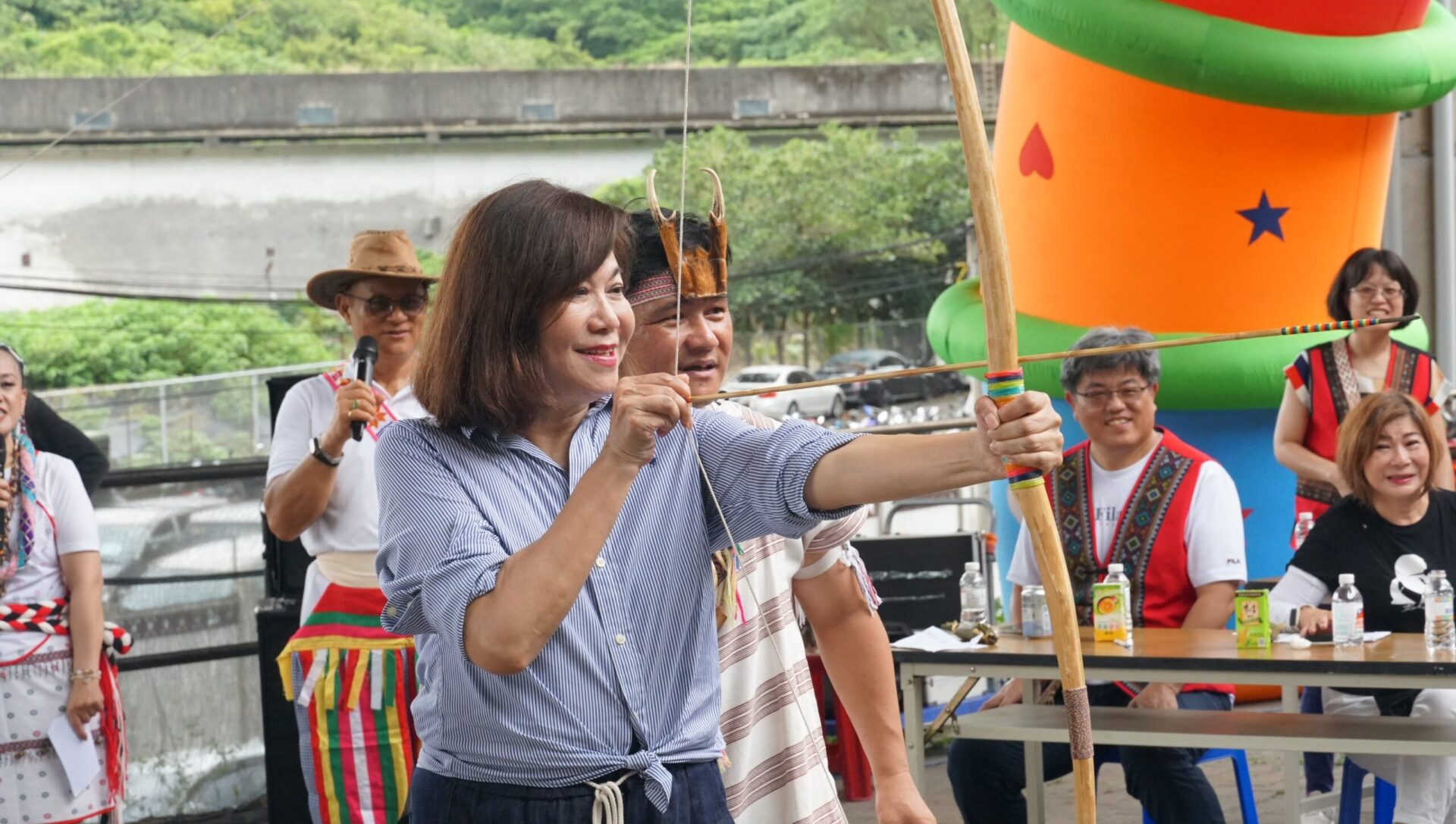 基隆中山區祖靈祭暨豐年祭登場 邱佩琳:文化傳承需要你我同行