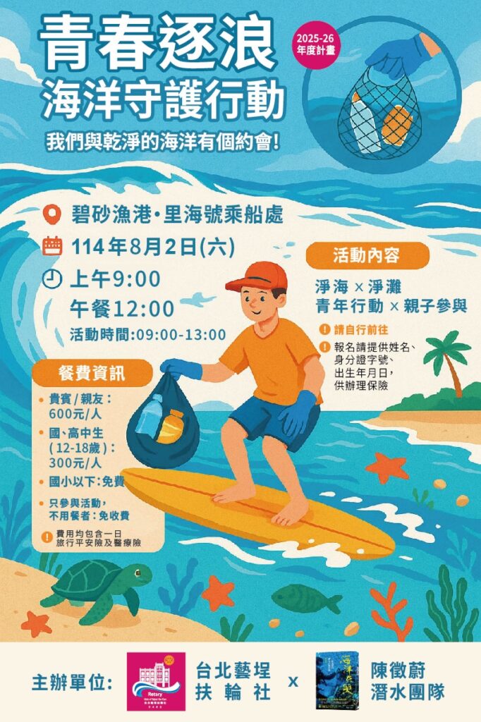 青春逐浪 海洋守護行動 我們與乾淨的海洋有個約會 8月2日碧砂漁港熱血登場 4 MEITU 20250802 153219343
