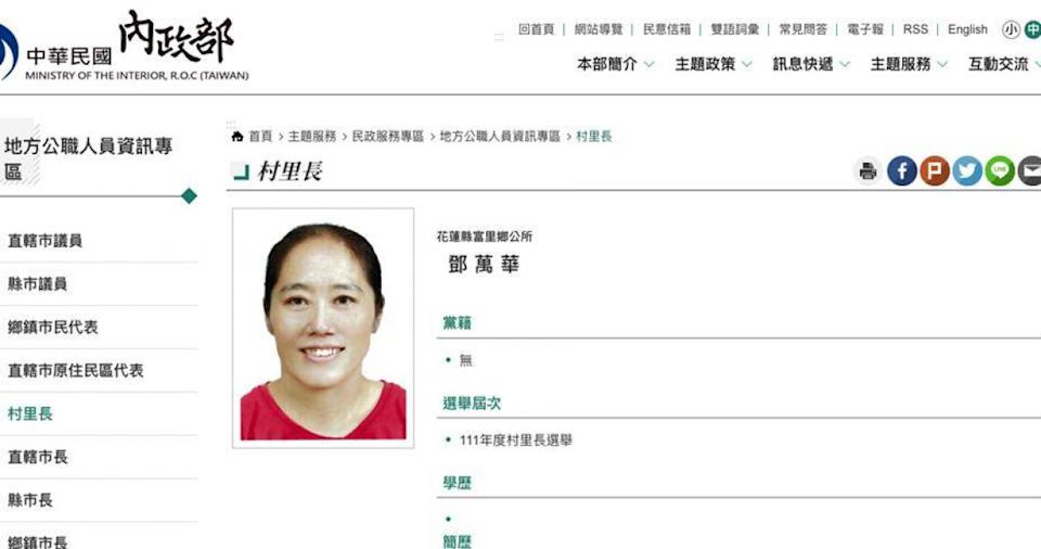 首例花蓮陸配村長遭解職 內政部回應:不服可依法提訴願 234 首例花蓮陸配村長遭解職 內政部回應:不服可依法提訴願 233