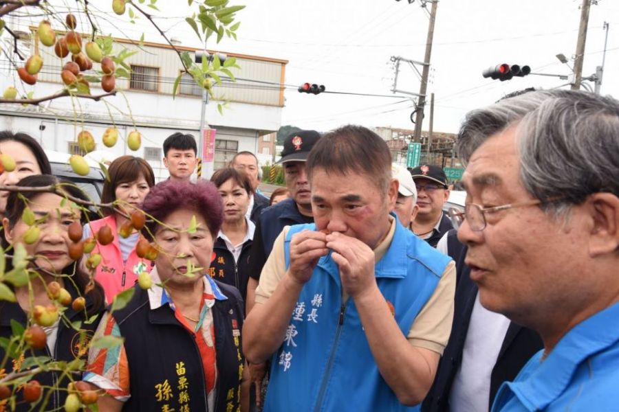 紅棗因颱風豪雨災情慘重!鍾東錦會勘盼中央體恤棗農加碼補助
