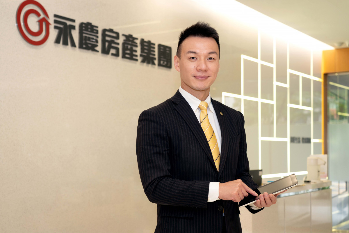 永慶房屋人資協理塗振宏分享,「永慶AI智能教練」讓經紀人員能根據AI的判斷去執行工作,提升精準度。(圖/永慶房屋提供)<br /><br />