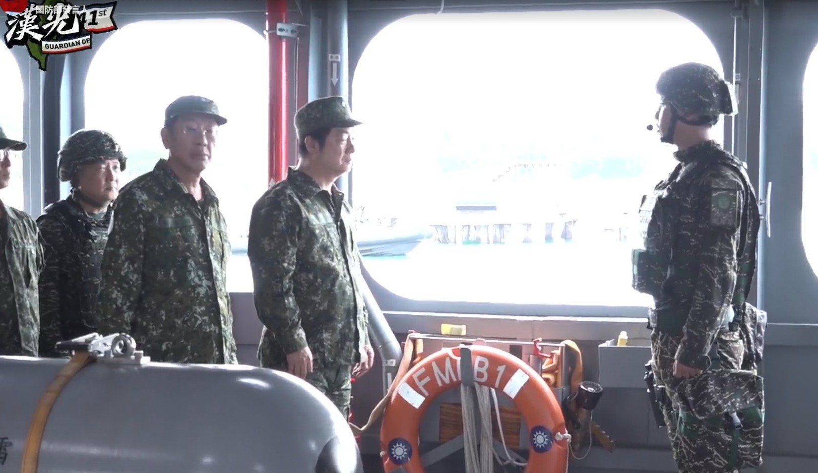 漢光41號軍演遭外媒解讀「表演性質」,國防部籲國內媒體勿負面解讀。賴清德總統與國防部長顧立雄視導漢光演習狀況資料照片。