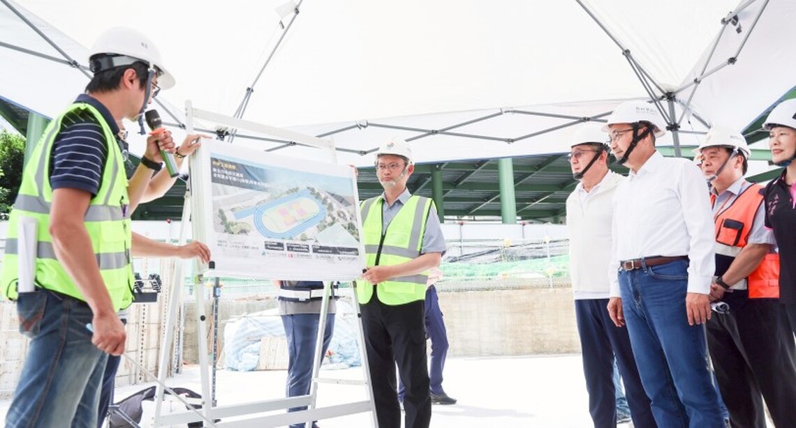 視察永平國小地下停車場工程 侯友宜:新北第二座連通捷運車站停車場力拚115年完工