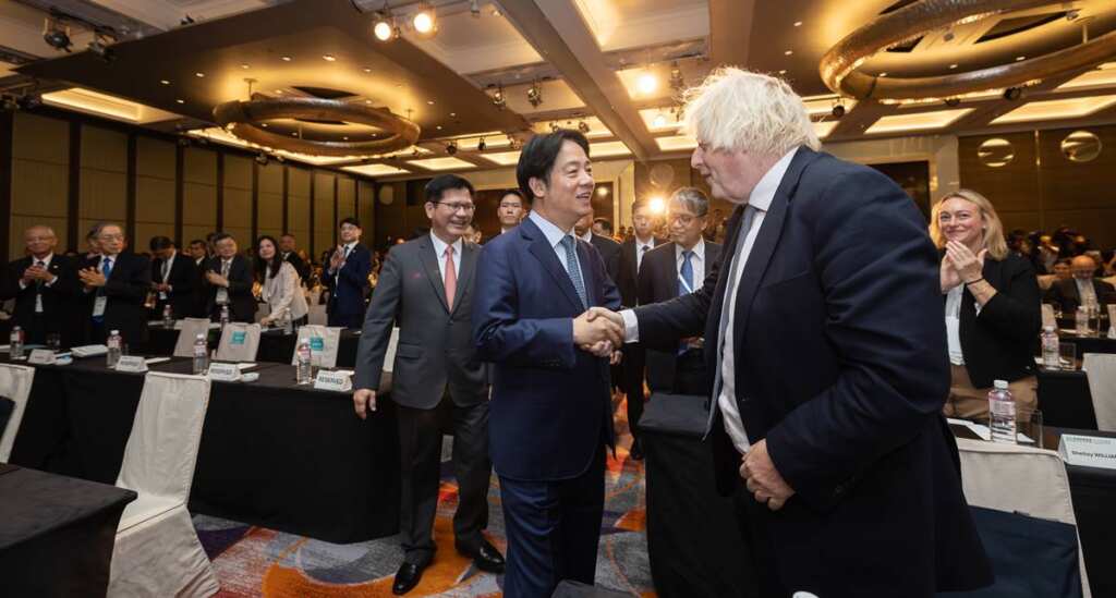▲總統出席「凱達格蘭論壇:2025印太安全對話」開幕式共同守護民主自由。