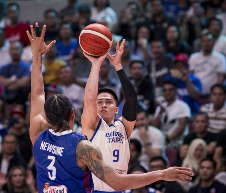 上場34分鐘的陳盈駿狂取34分,帶領中華隊取勝菲律賓。 (FIBA提供)