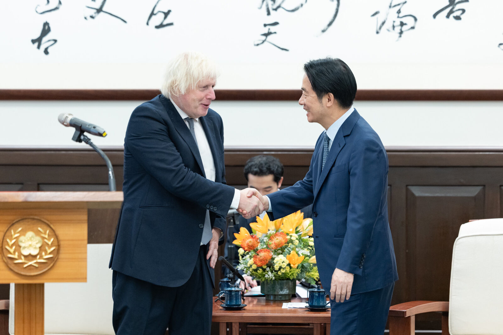 賴清德與前英國首相同台 強調維持現狀、確保台海和平 220 賴清德與前英國首相同台 強調維持現狀、確保台海和平 219