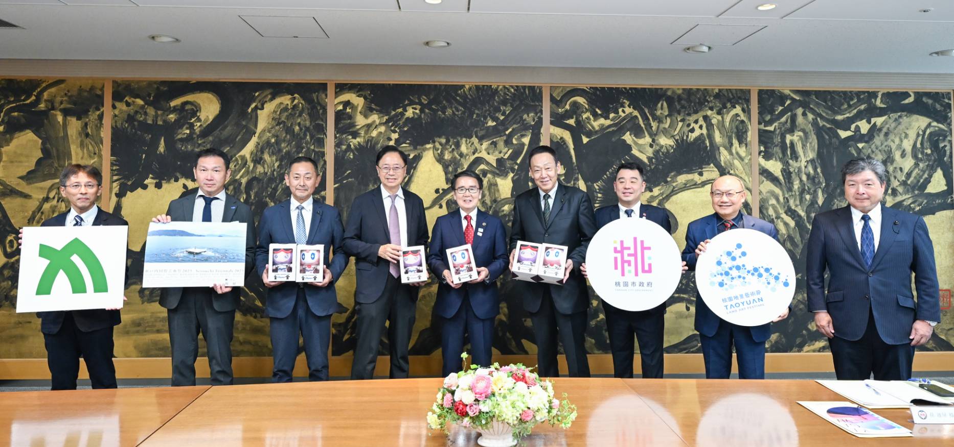 張善政與日本香川縣知事、議長交流 盼創造更多合作契機 212742 0