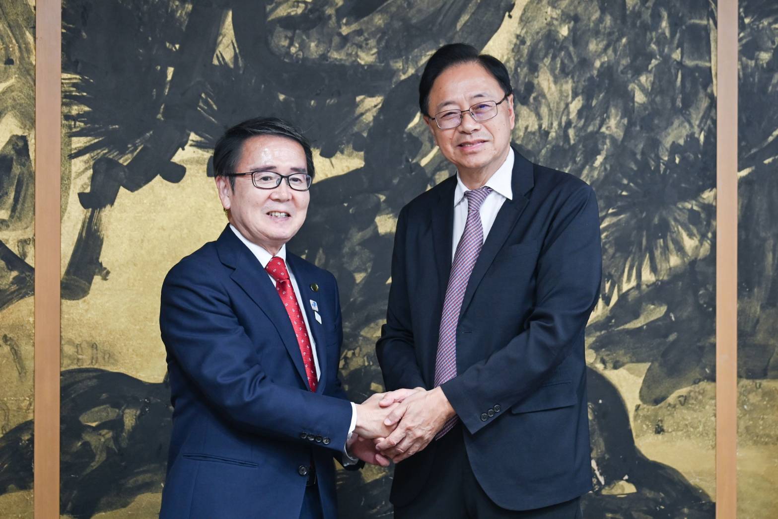 張善政與日本香川縣知事、議長交流 盼創造更多合作契機 212737 0