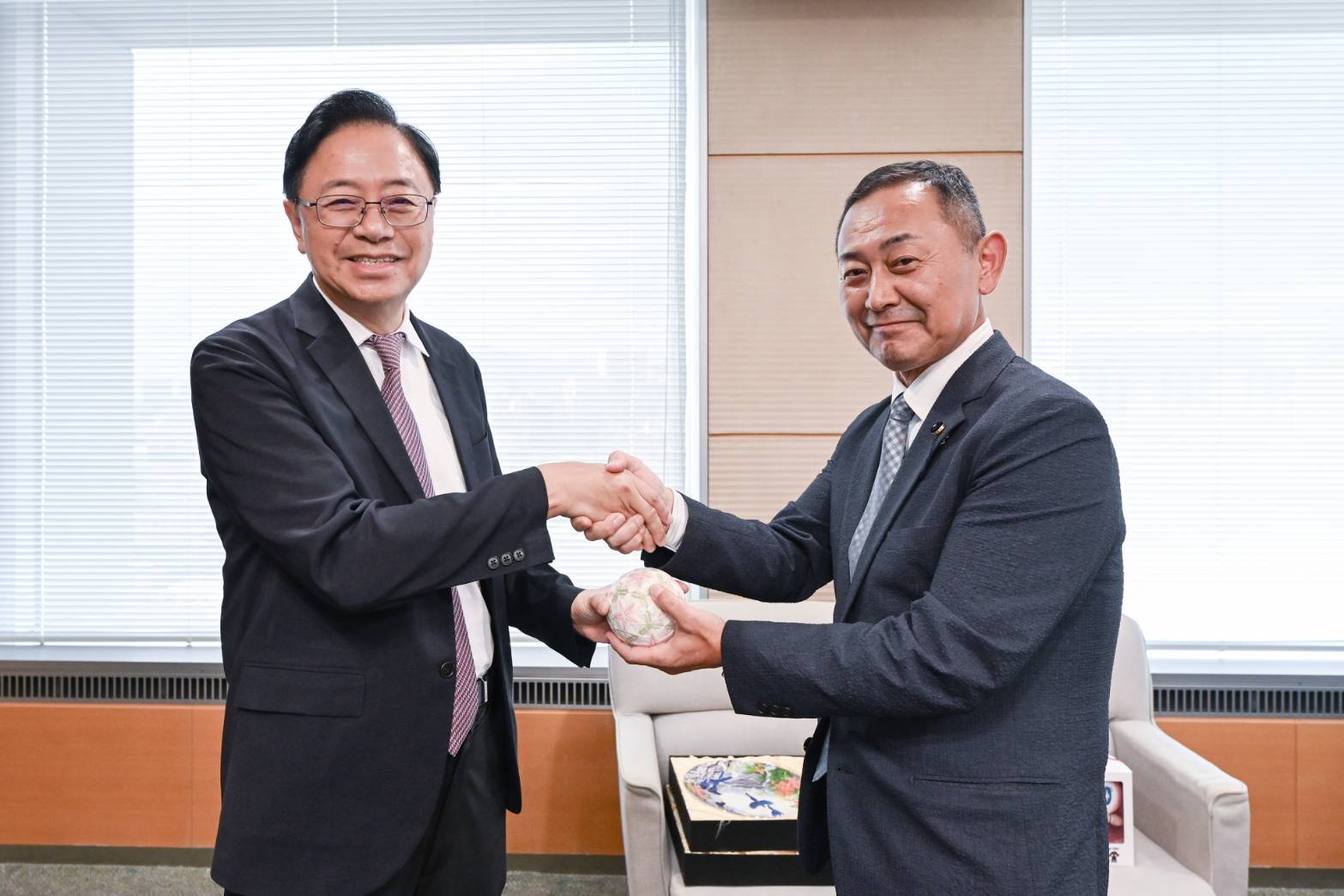 張善政與日本香川縣知事、議長交流 盼創造更多合作契機 212741 0