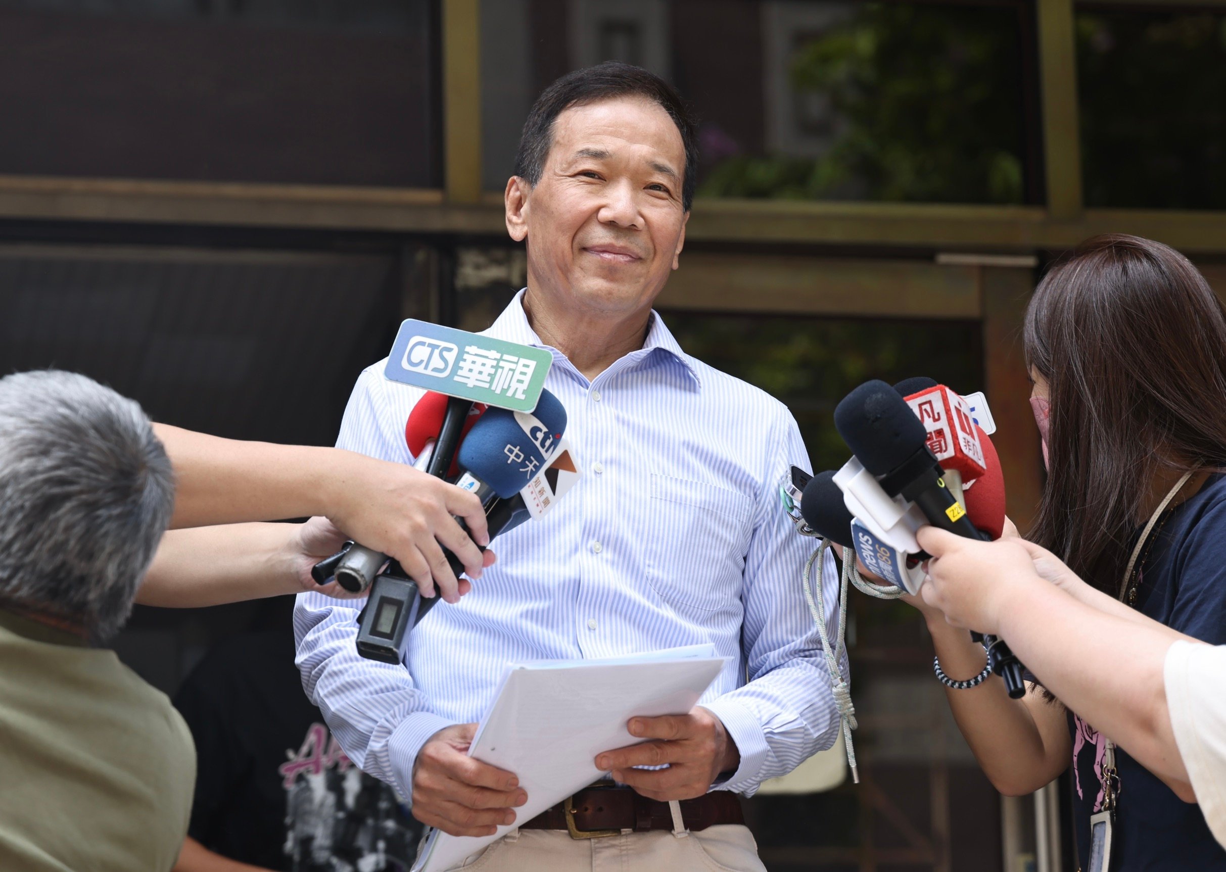 柯文哲提告鍾小平(圖)涉加重誹謗,鍾向柯道歉後,柯撤告。林啟弘攝