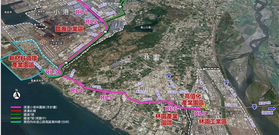 高雄捷運屏東延伸線  目前規劃的高架型式經濟可行並兼顧工程與營運安全