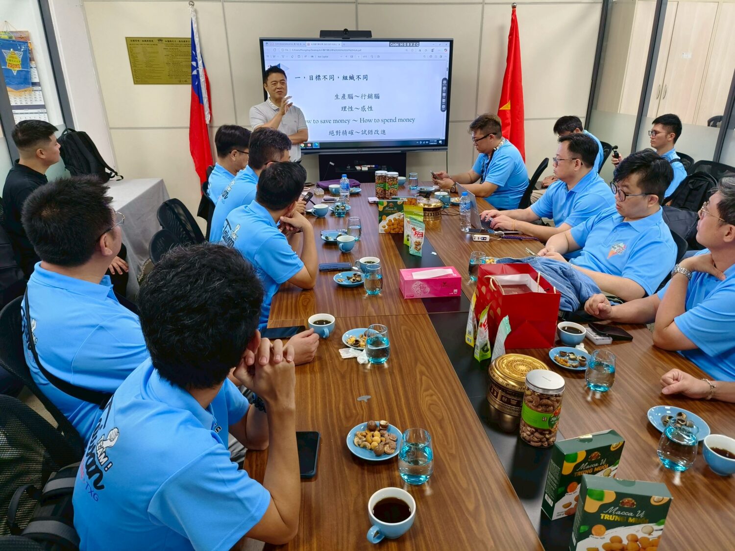 新創會員一行參訪大發集團,海外第32屆創業楷模許玉林親自接待,並深入交流越南市場鏈結與企業成長策略。(圖/新創總會提供)