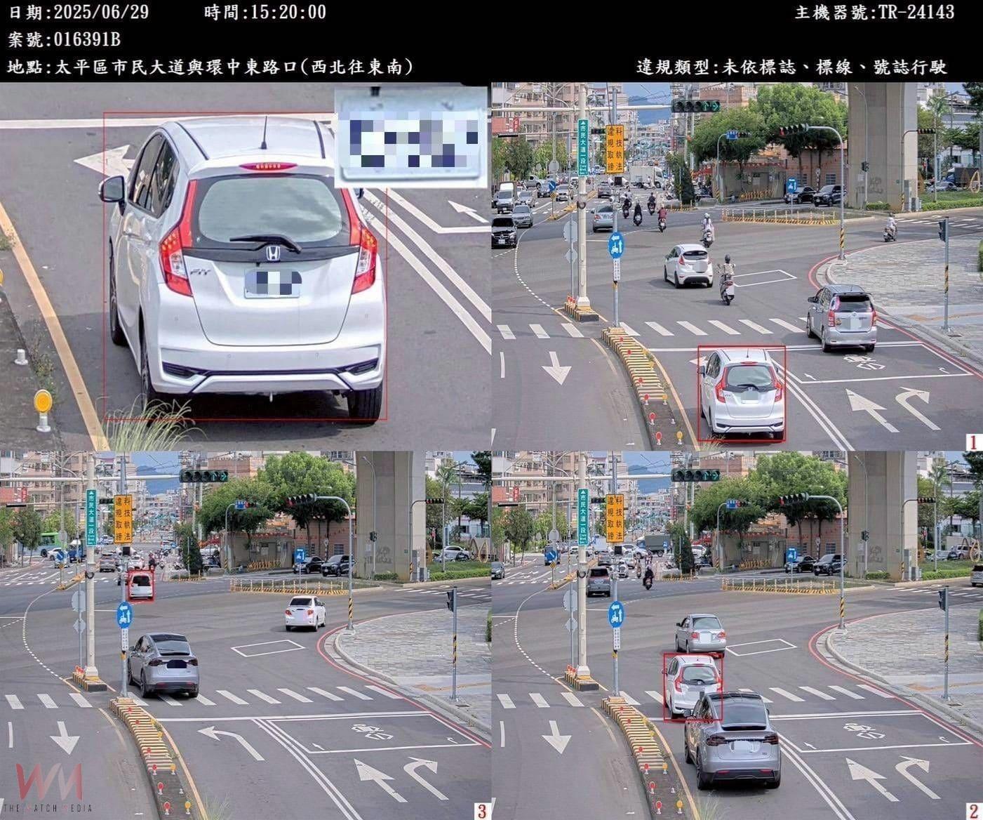 中市警守護市民交通安全 68處路口科技執法 事故死傷減少37.4% - https://www.watchmedia01.com