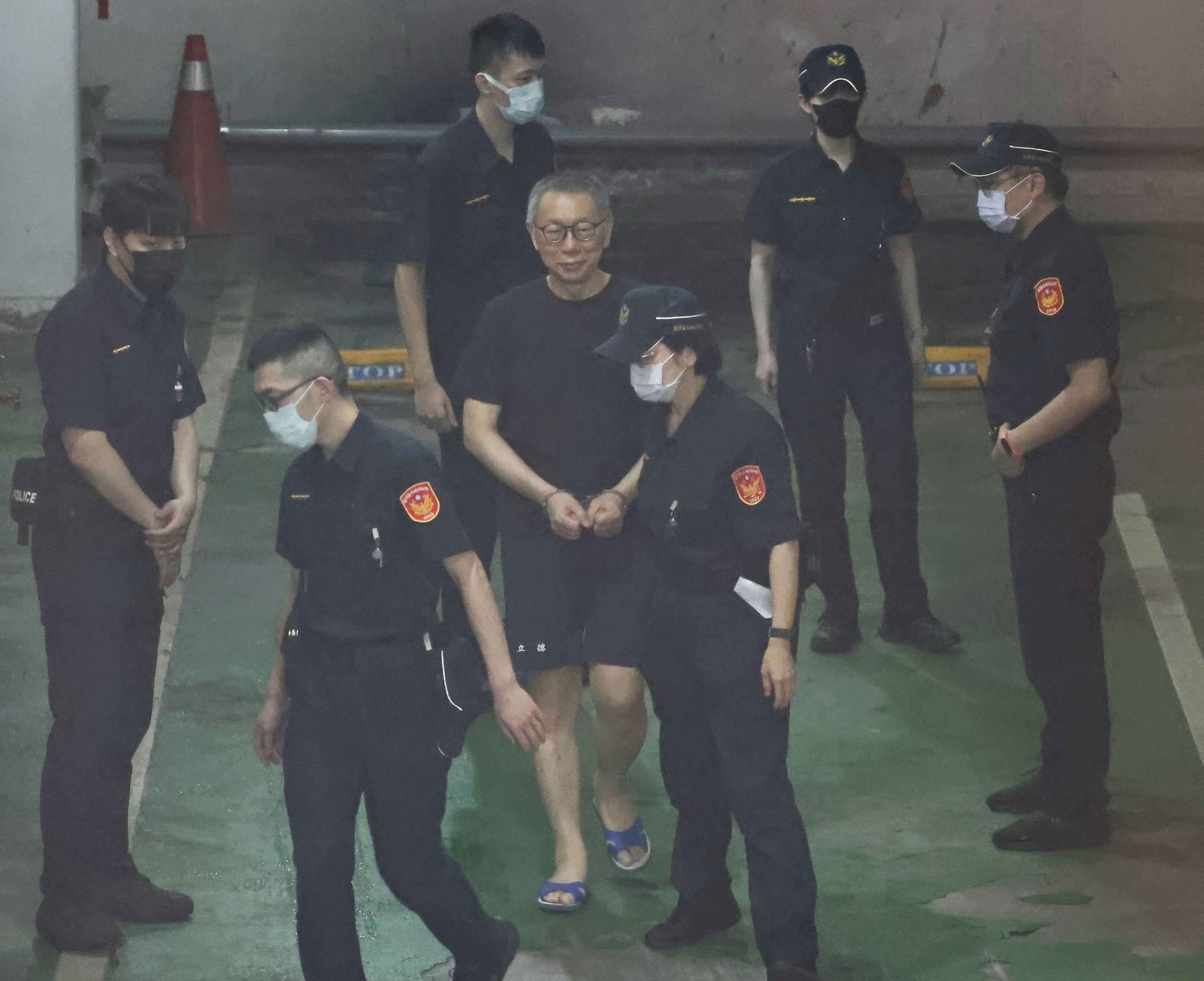 柯文哲7日因京華城案出庭,在休庭時飆罵檢察官。資料照片/林啟弘攝