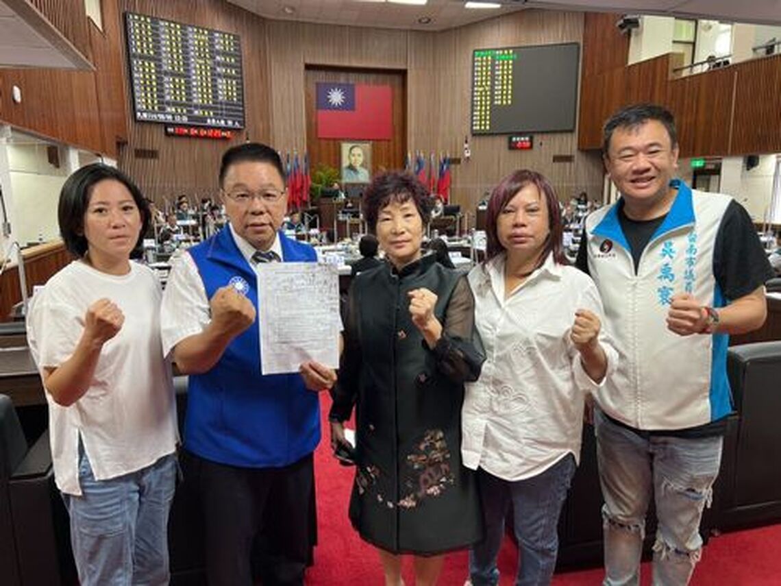 南市府向議會專報風災對策婉拒議員連署撥款