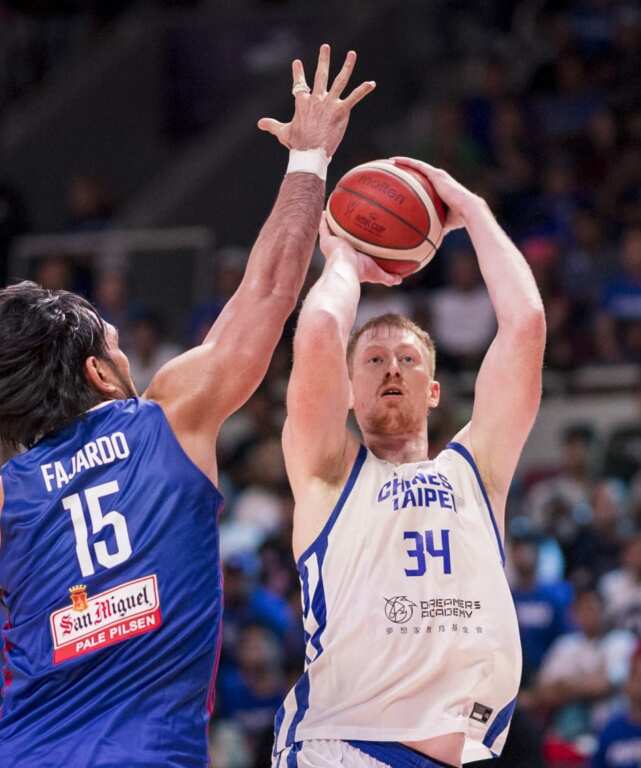 大B高柏鎧是來自NCAA的擎天一柱。 (FIBA提供)