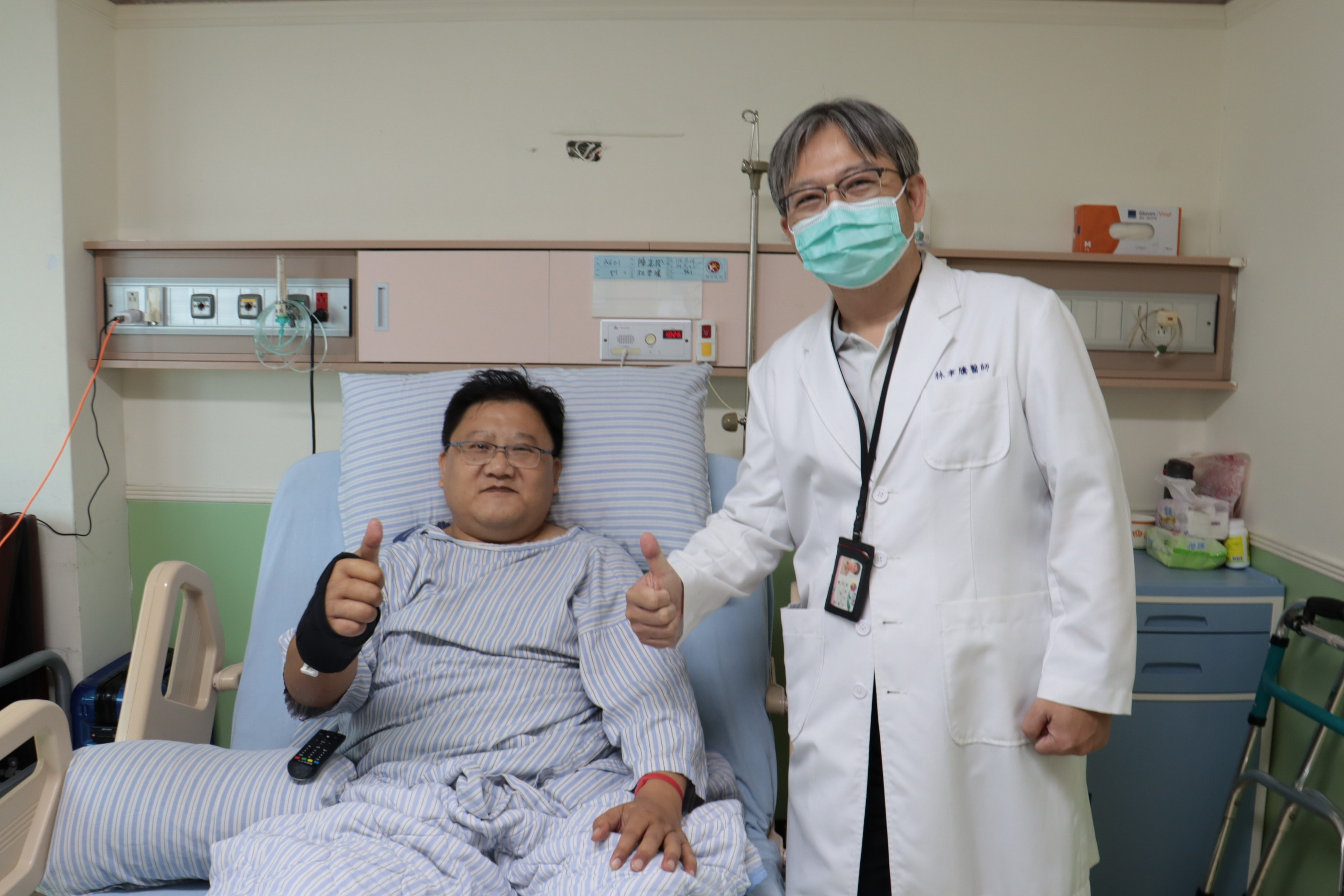 (有影片)/國道清潔工被撞好險!彰化醫院施微創手術重獲自由呼吸 - https://www.watchmedia01.com