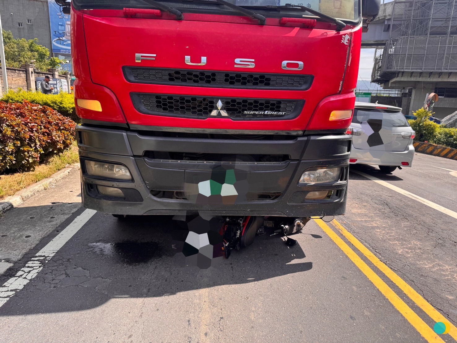 ▲新北市鶯歌區發生1起死亡車禍。(翻攝畫面)