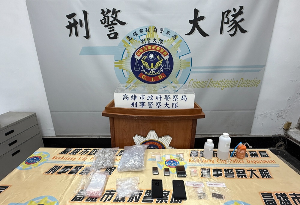 販毒3人組橫行鳳山 高雄市刑大斬斷毒品供應鏈 218 248250808a02