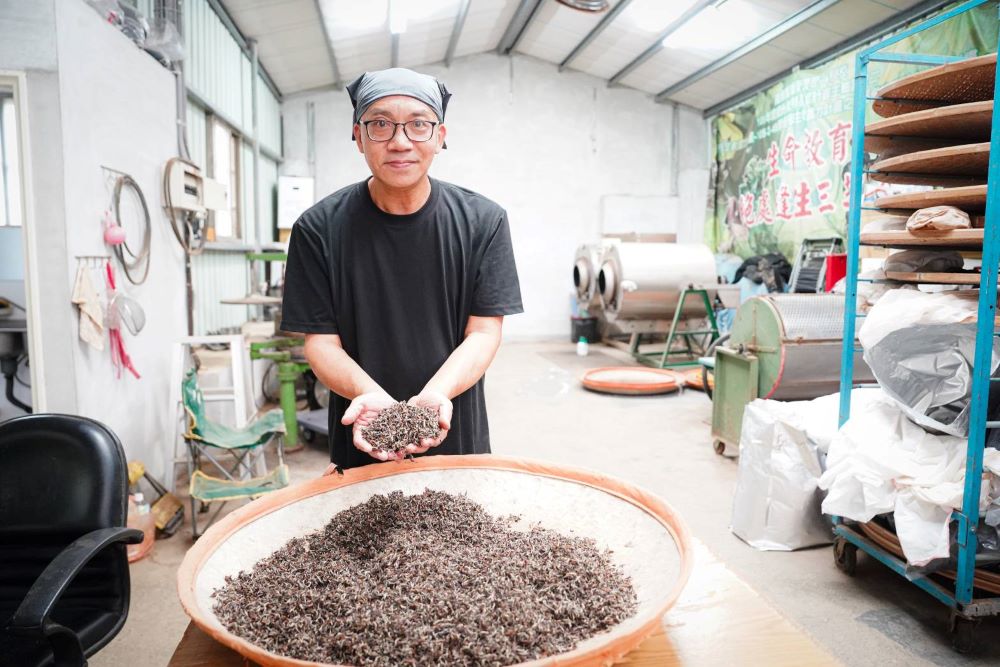 返鄉10年有成 粟益民再奪新北美人茶特等獎 2 《圖說》特等獎由三芝區粟益民睽違5年再度拿下。〈農業局提供〉