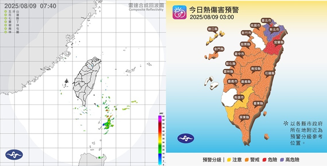 週六西部高溫飆37度 大台北、中南部及山區防午後雷雨