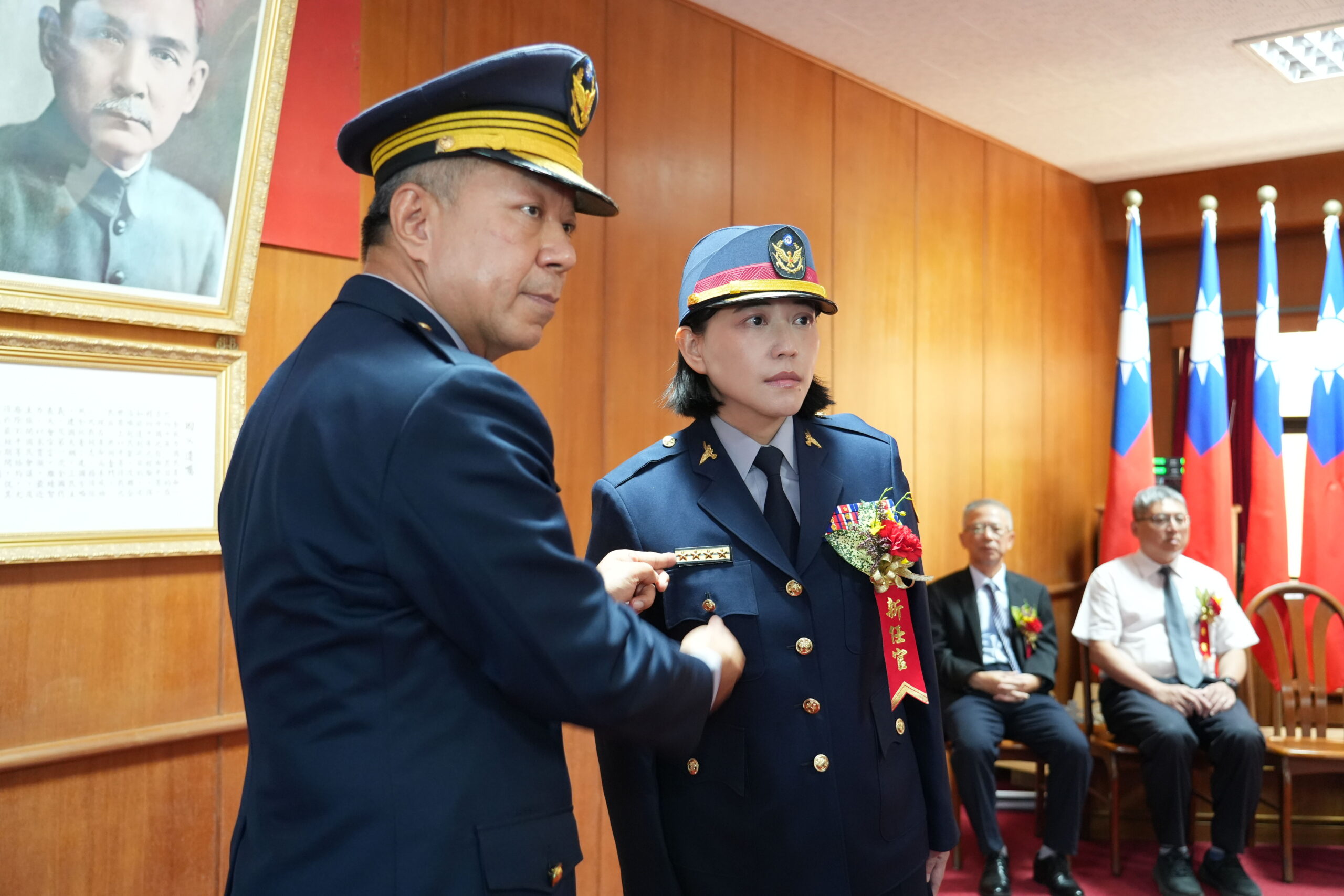 馬公、白沙同步換將，女分局長李幸芳授階走馬上任