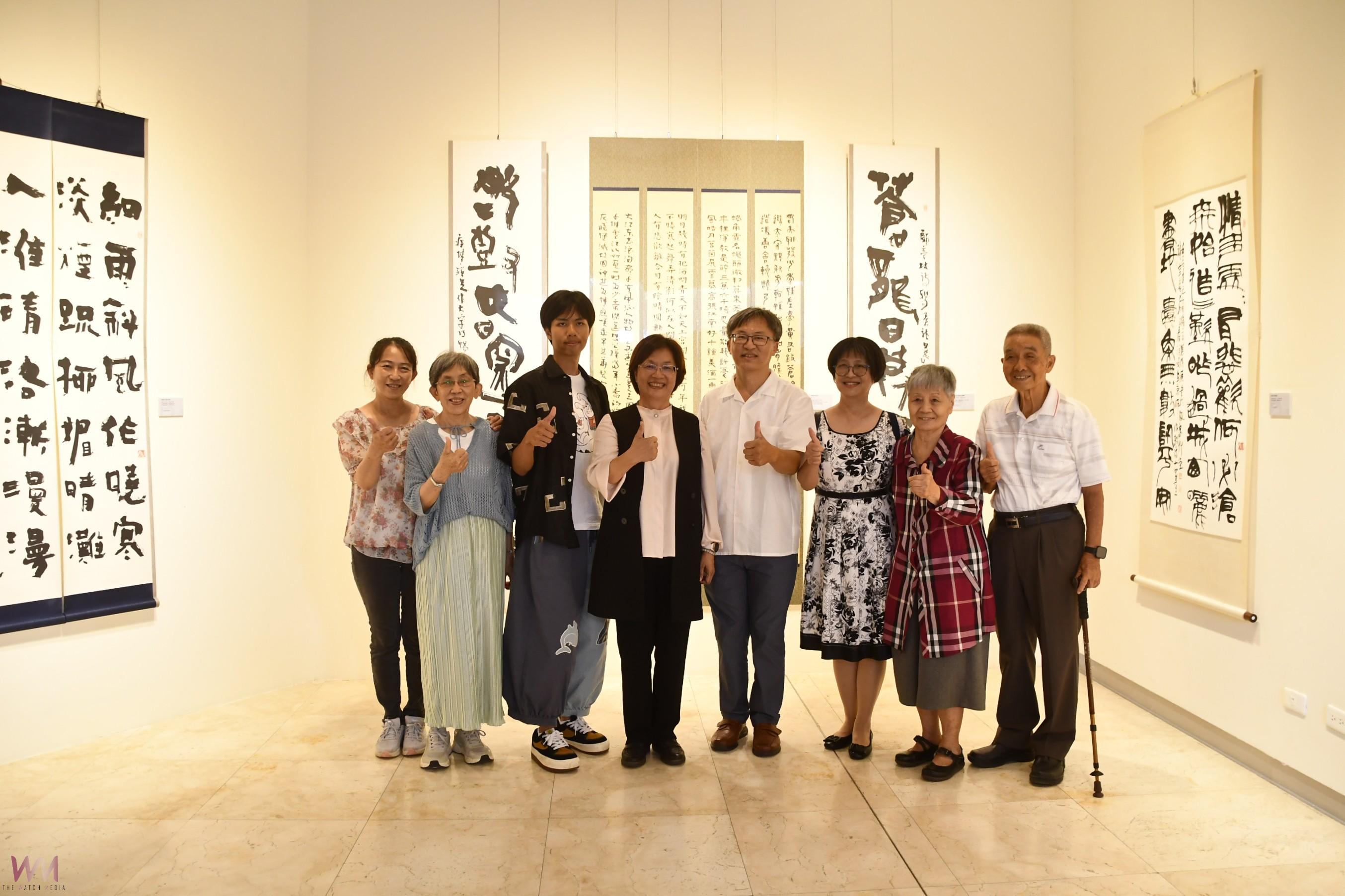 (有影片)/彰化縣美術家接力展115棒 大塊無盡—張倍源書法創作展 - https://www.watchmedia01.com