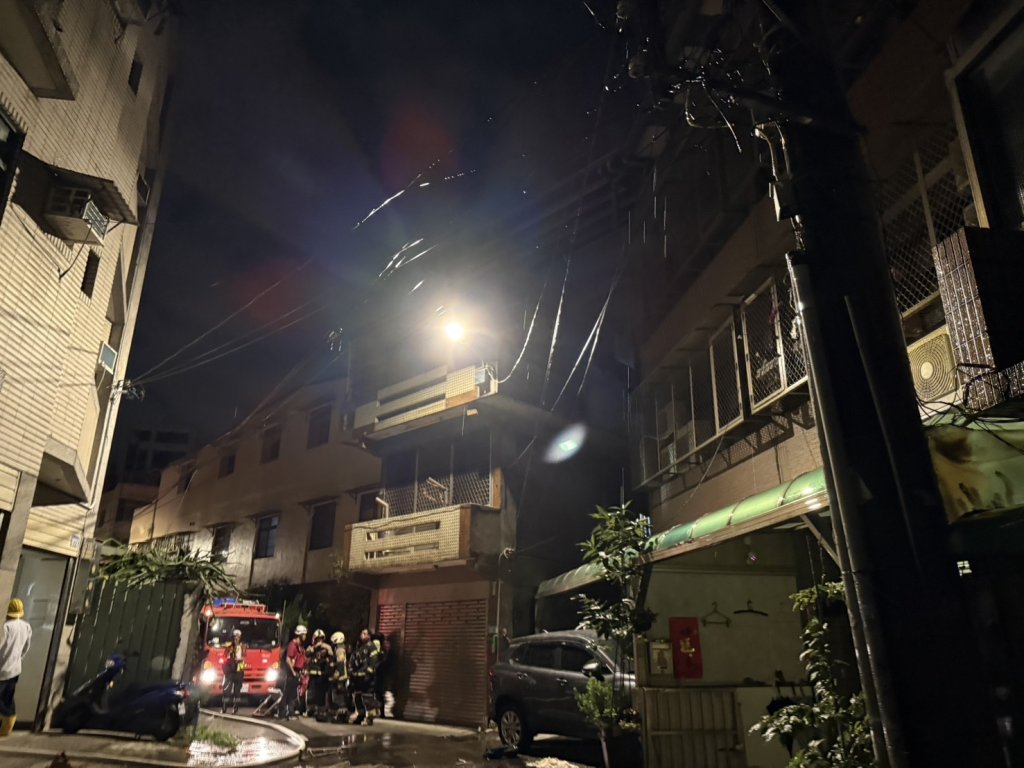 桃園平鎮區出租屋火警 1女受困全身40%二度燒燙傷