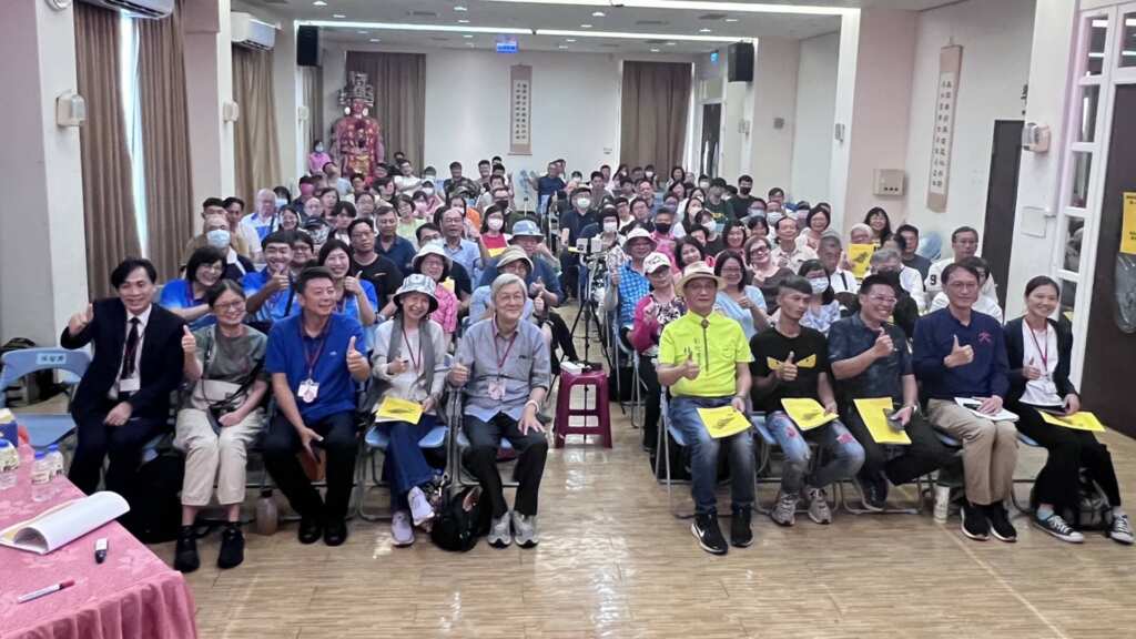 ▲南瑤宮修復工程工作坊講座活動,座無虛席。(彰化市公所提供)