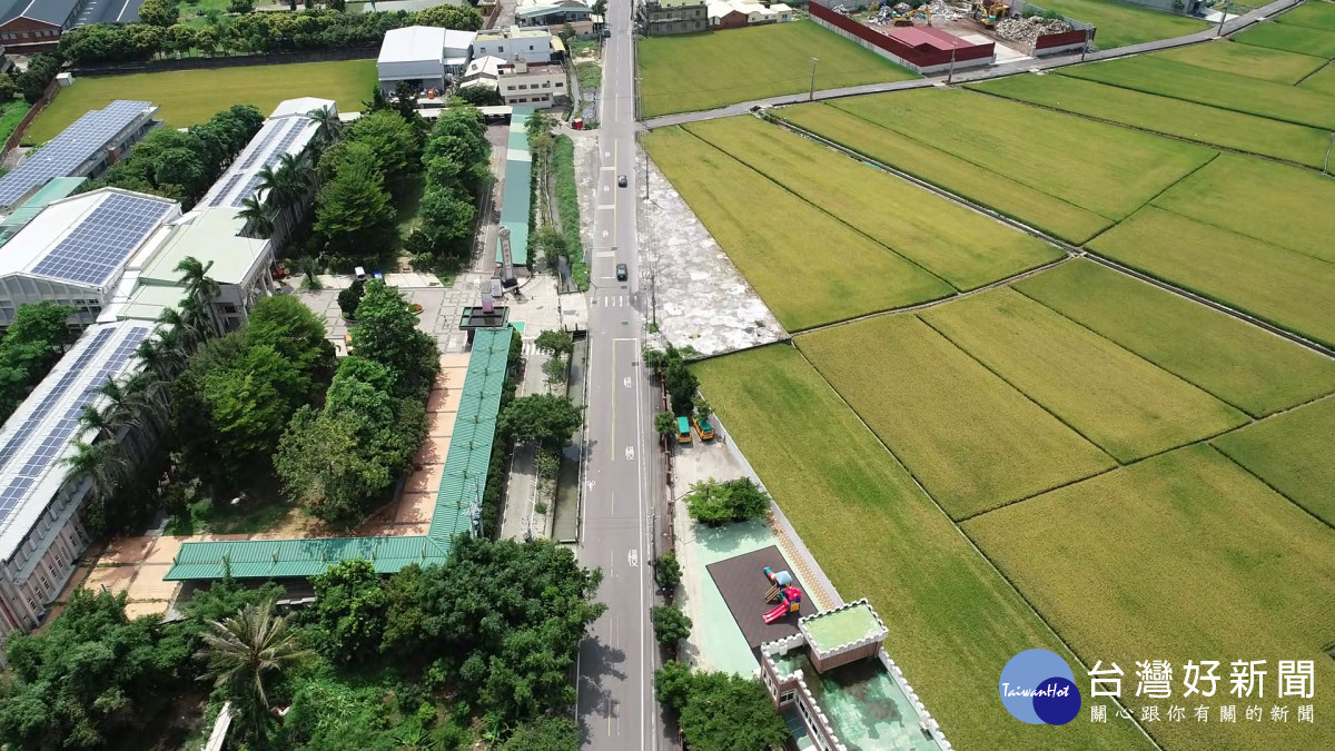 斥資逾5億打通和美聯外道路，美寮路(彰6線)道路拓寬預計116年4月底完工。圖／彰化縣政府提供