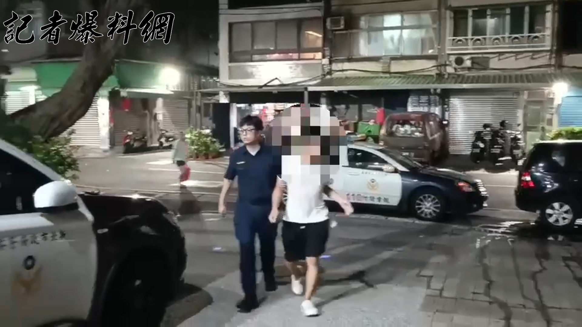 ▲轄區警方接獲通報後,立即調閱監視器展開追查,並於當天晚間20時許將黃男逮捕歸案。(翻攝畫面)
